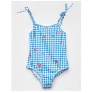 ROXY Girls Vichy Paradise One Piece Swimsuit sz 6
